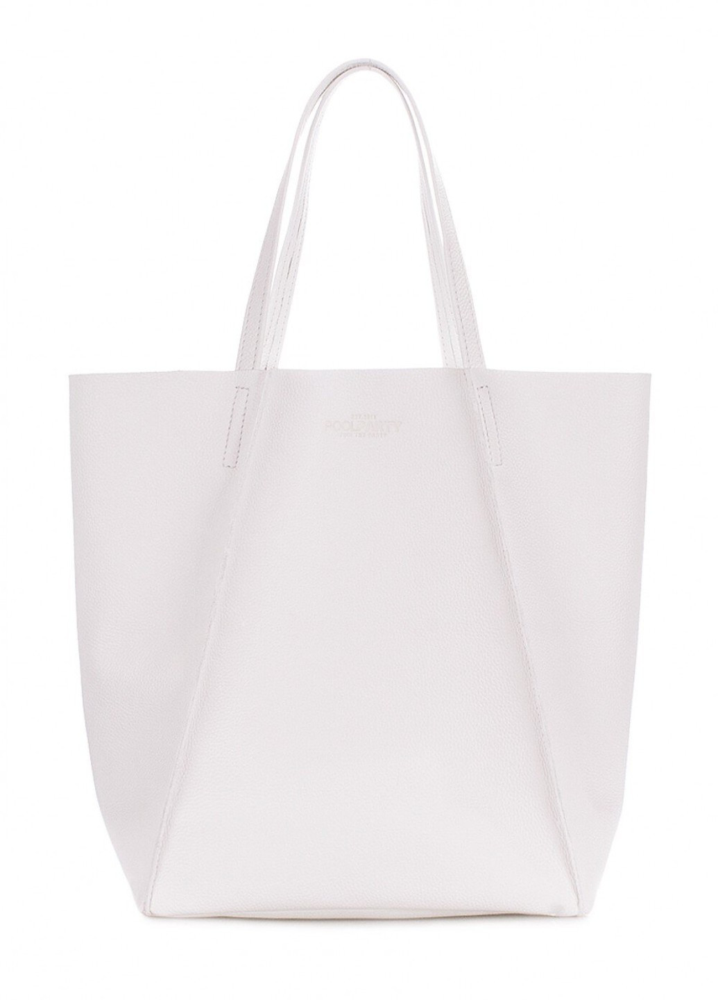 Сумка з натуральної шкіри Edge white PoolParty (262891861)