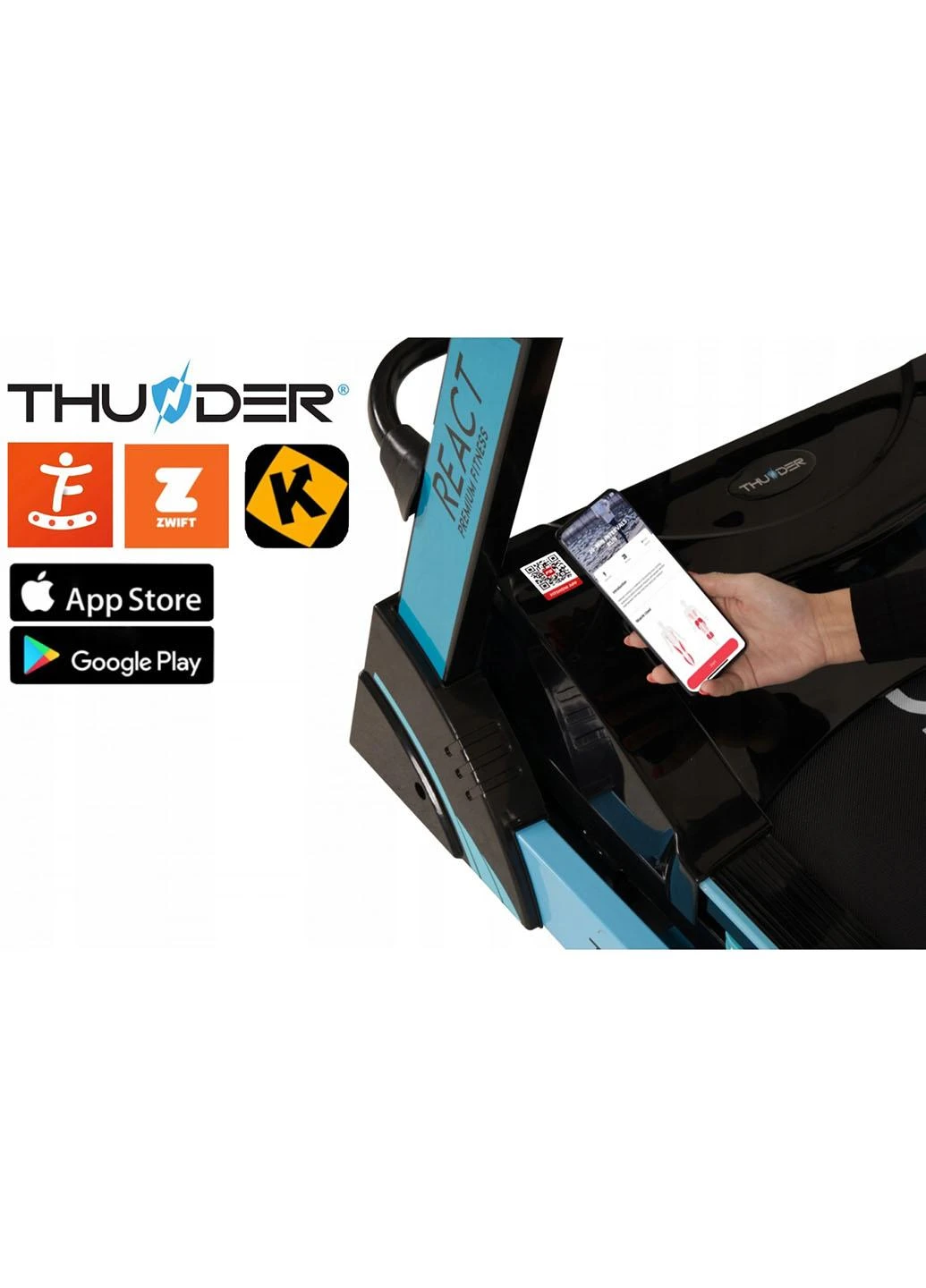 Беговая дорожка React-DS Black Thunder (277233556)