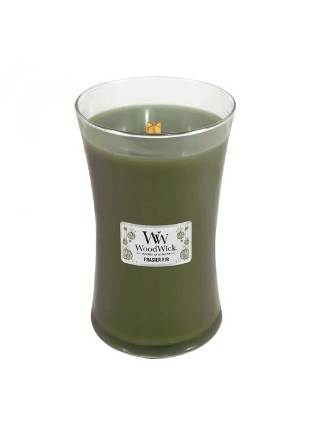 Ароматична свічка з ароматом свіжозрізаної ялини Large Frasier Fir 609 г WoodWick (258333815)
