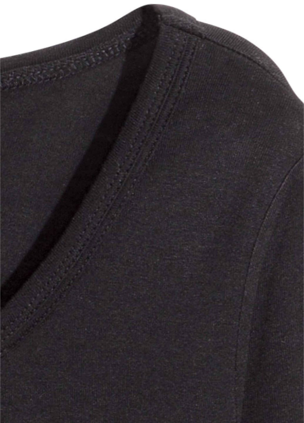 Лонгслив,черний, Basic H&M (263691952)