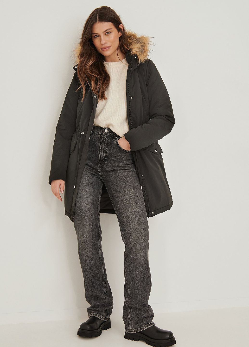 Парка зимова,чорний, NA-KD (272101367)