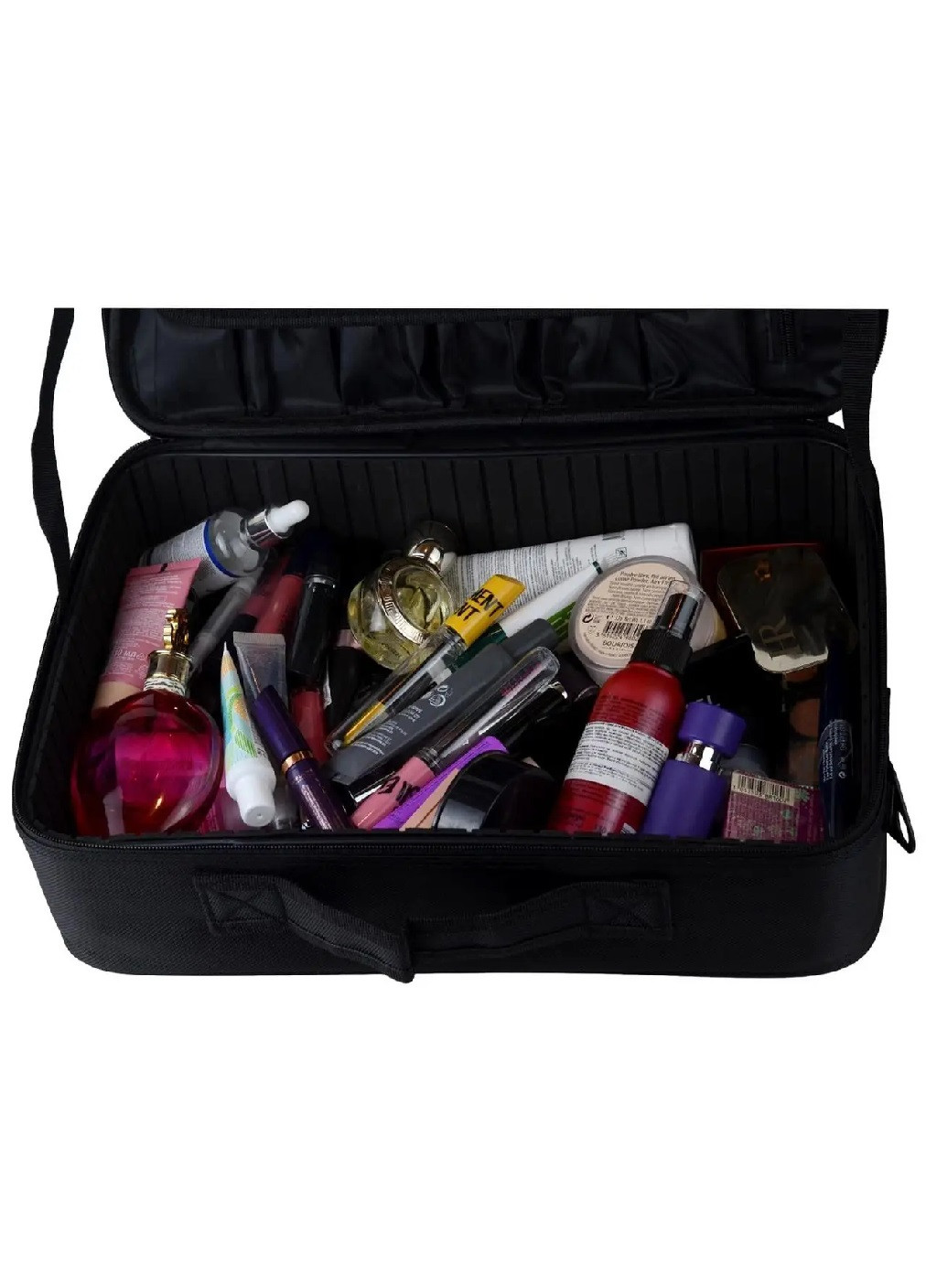 Органайзер бокс бьюти кейс косметичка чемоданчик сумка для хранения косметики и аксессуаров 40х28х13 см (474701-Prob) Черный Unbranded (259443741)