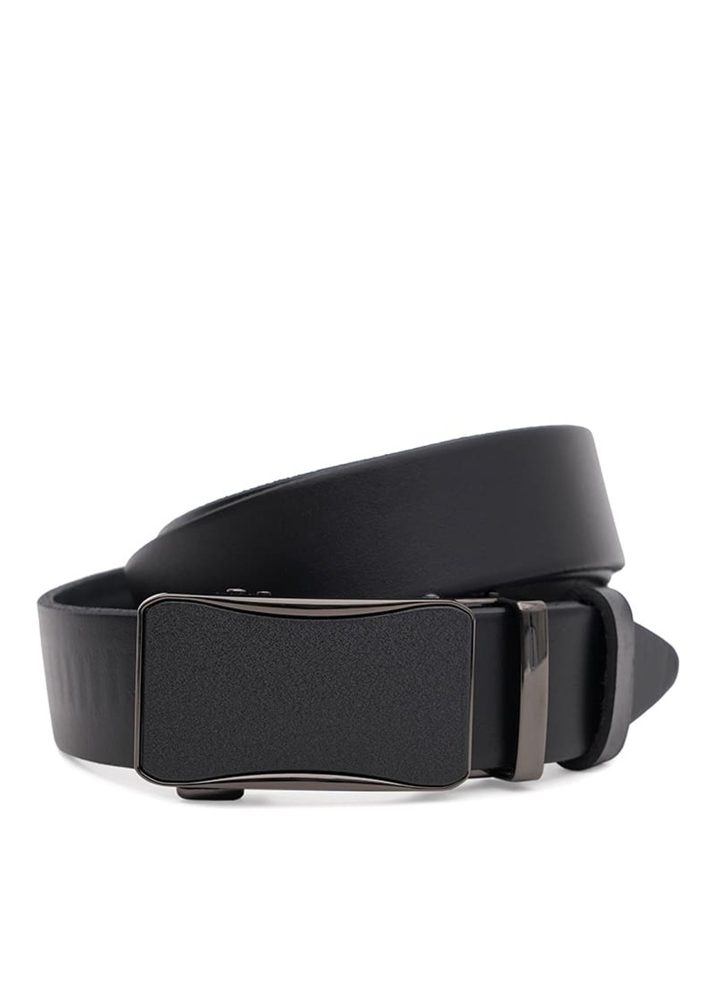 Чоловічий шкіряний ремінь 125v1genav20-black Borsa Leather (271665016)