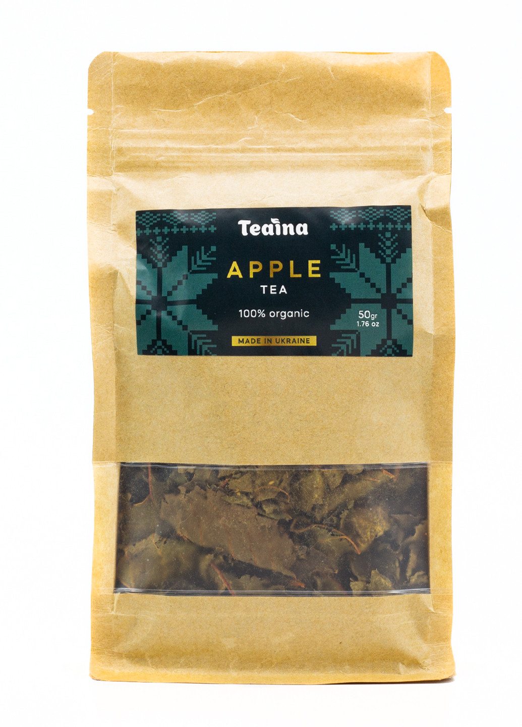 Чай яблочный ферментированный 50 г Teaina (257161633)