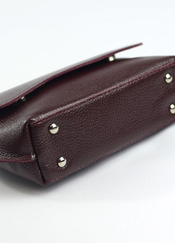 Бордова жіноча маленька сумка з натуральної шкіри, молодіжна шкіряна міні сумочка клатч на плече Serebro (266701170)