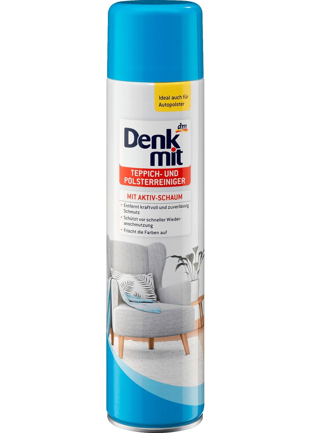 Чистящее средство для ковров и мягкой мебели mit Aktiv-Schaum, 600 мл. Denkmit (273438957)