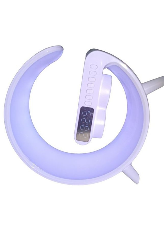 Настільна лампа-нічник Led Wireless Charging Speaker Google G11 (8527) 15W багатофункціональна White No Brand (276840777)