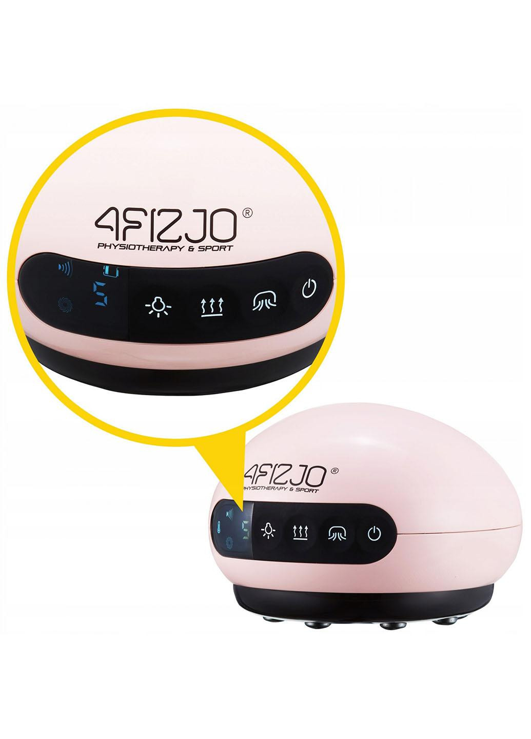 Массажная вакуумная банка 4FIZJO аккумуляторная с ИК прогревом 4FJ0518 Pink No Brand (267721714)