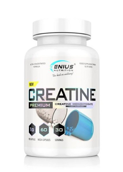 Креатин Creatine 60caps Genius Nutrition (258701723)