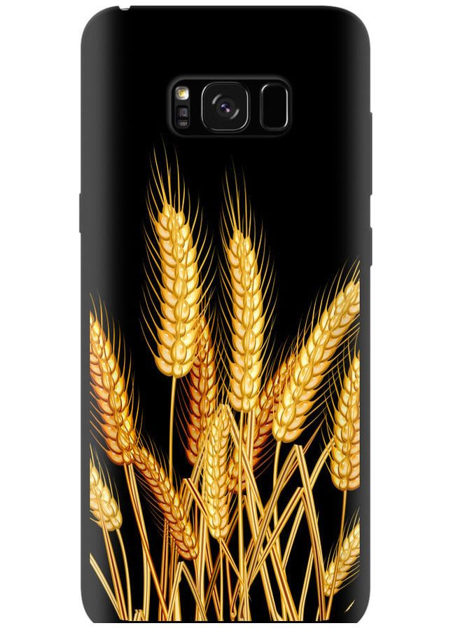 TPU черный чехол 'Колоски пшеници' для Endorphone Samsung Galaxy S8 Plus (277161730)