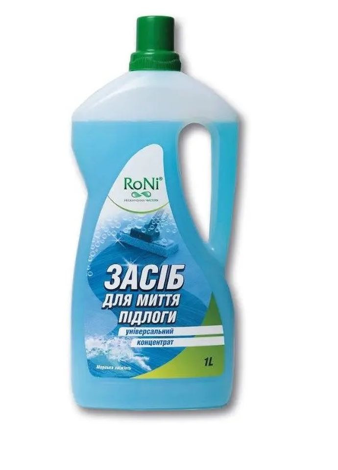 Засіб для миття підлоги універсальний з ароматом морської свіжості 1 л RoNi (276977388)