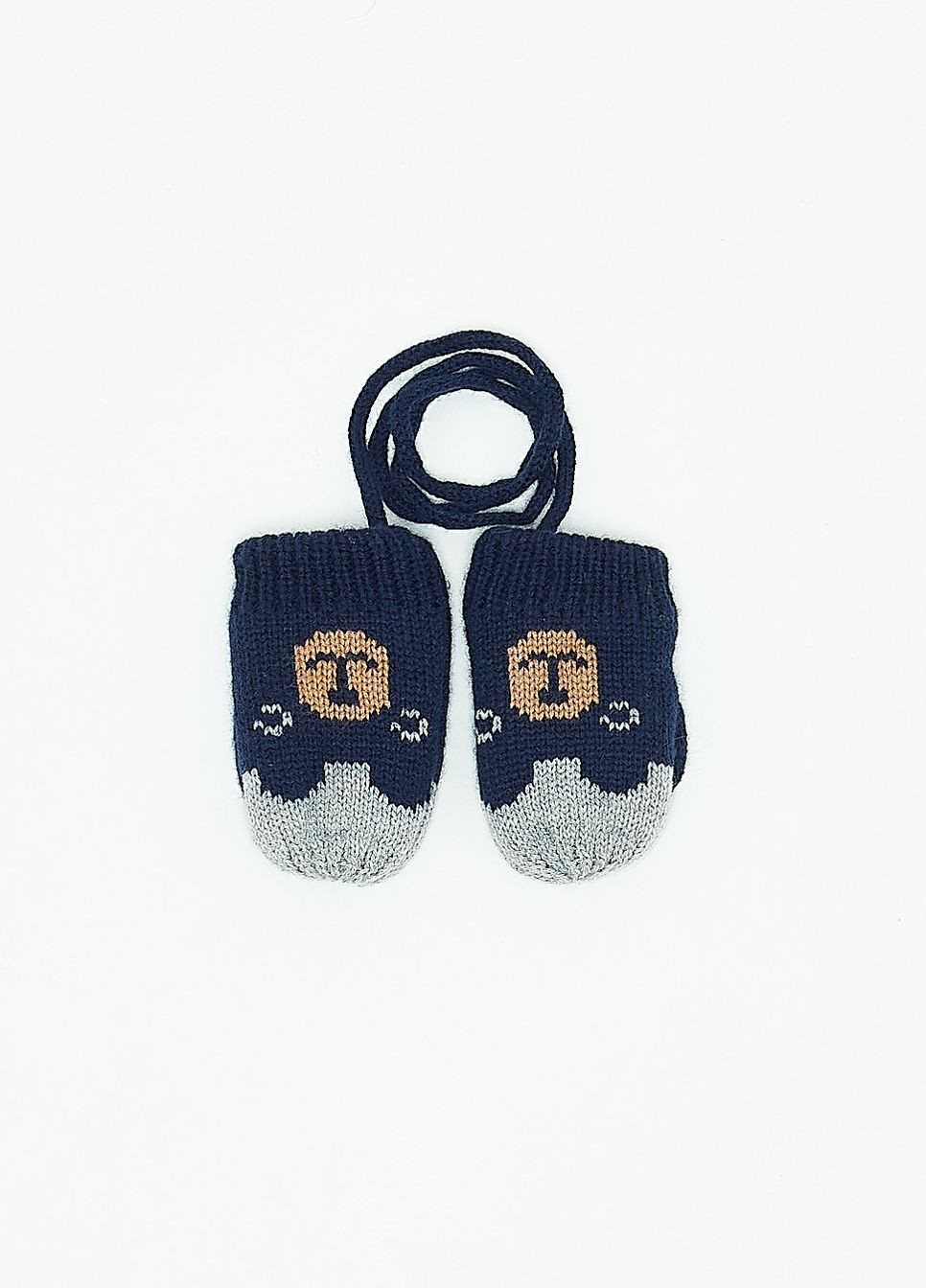 Рукавиці,сірий-синій в візерунки, C&A (275135779)