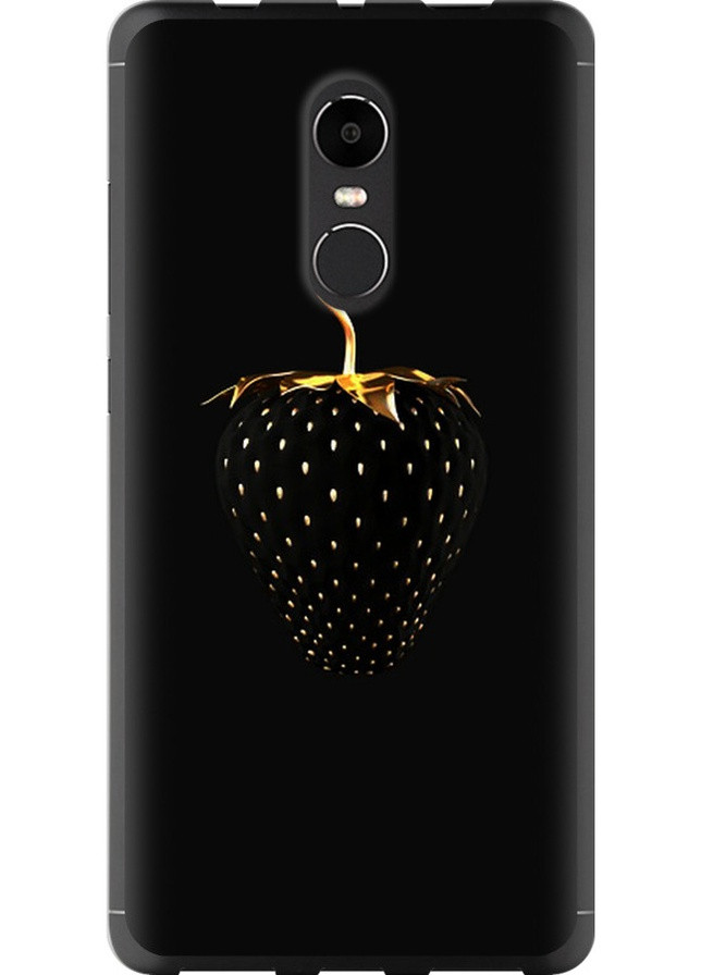Силіконовий чохол 'Чорна полуниця' для Endorphone Xiaomi Redmi Note 4X (257902601)
