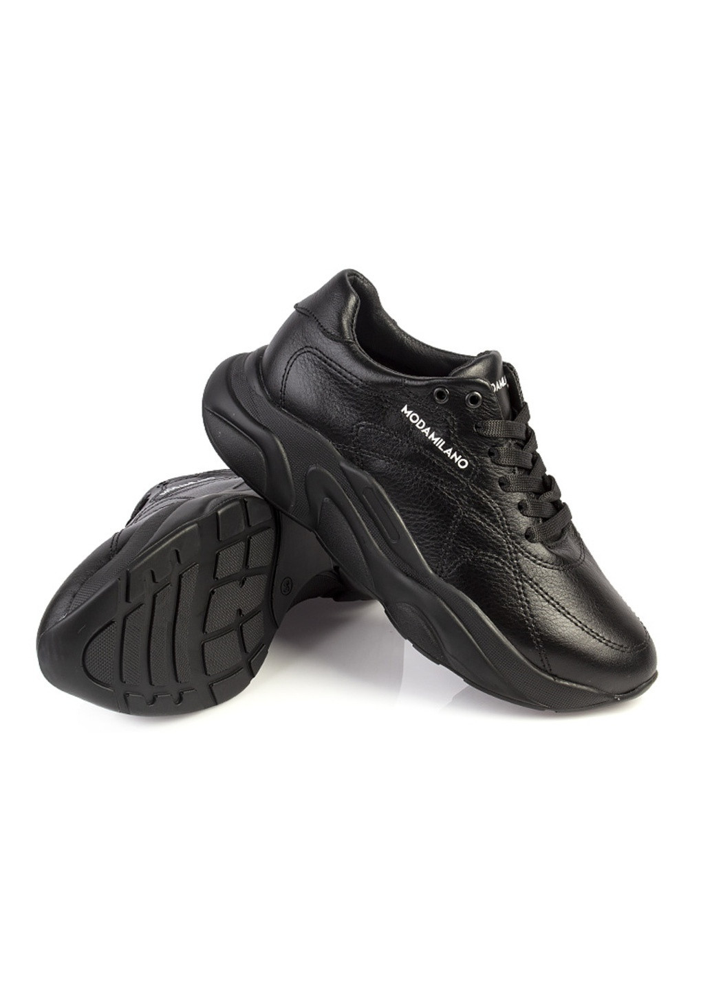Черные демисезонные кроссовки женские бренда 8401331_(2) ModaMilano