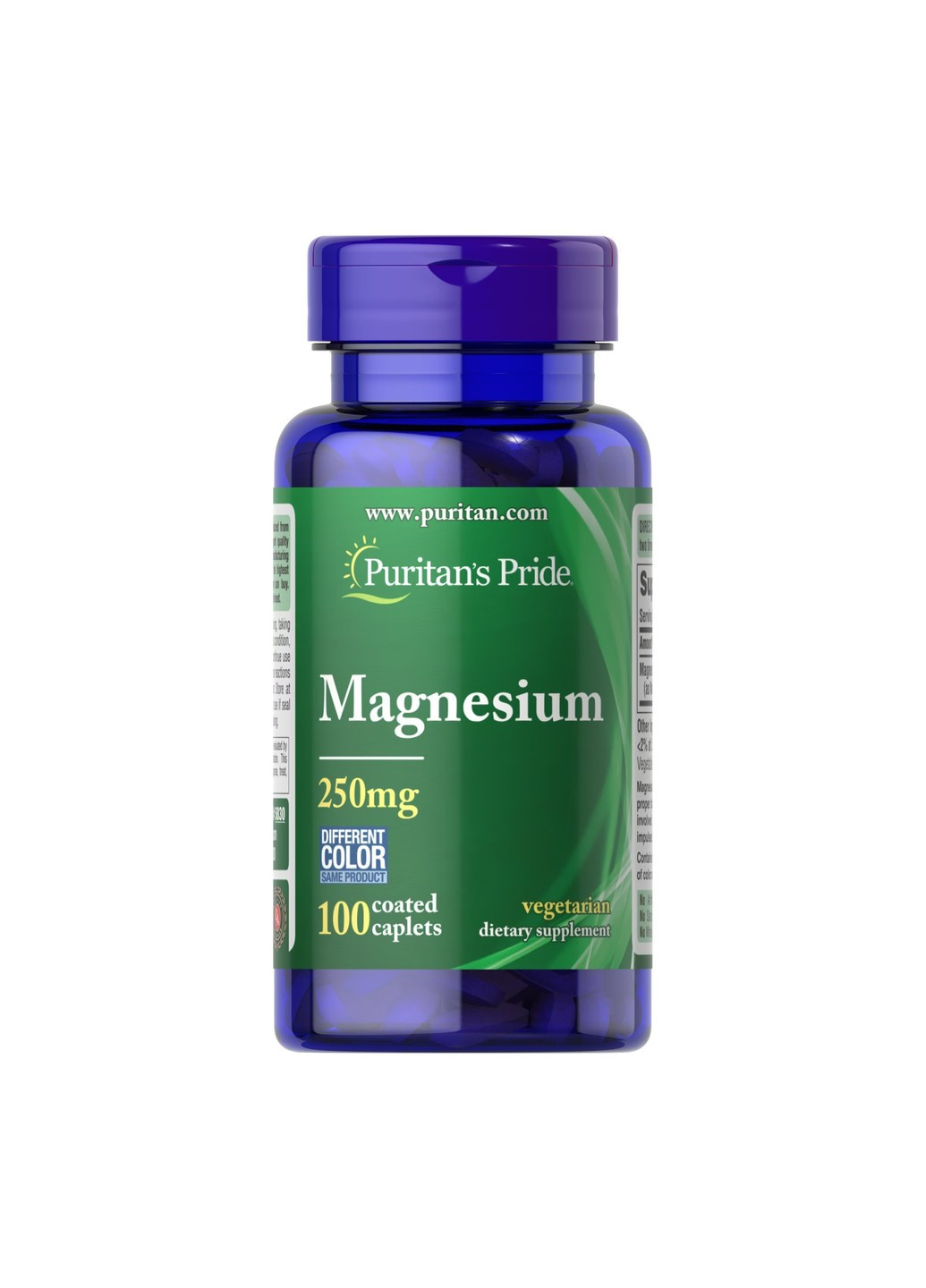 Магний Magnesium 250мг - 200 каплет Puritans Pride (276903965)
