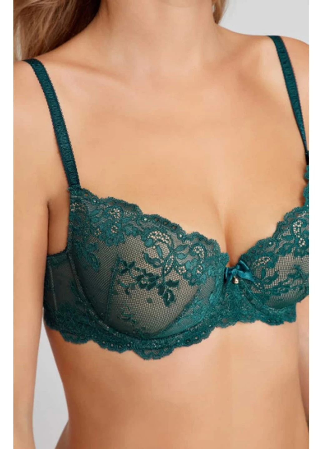 Зелёный бюстгальтер 3227.00.01 l'amour Kleo полиамид