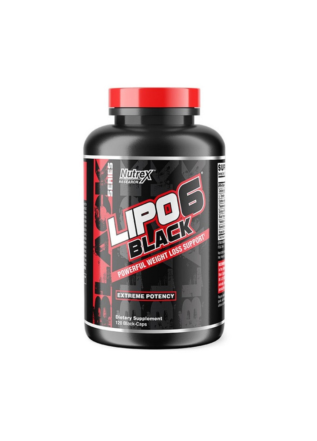 Жиросжигатель Lipo 6 Black Extreme Potency - 120 капсул Nutrex (275335119)