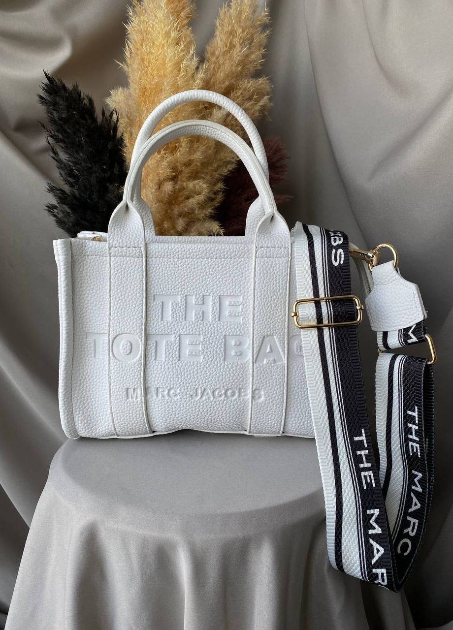 Сумка жіноча 13007 Marc Jacobs tote bag mini white (260375996)