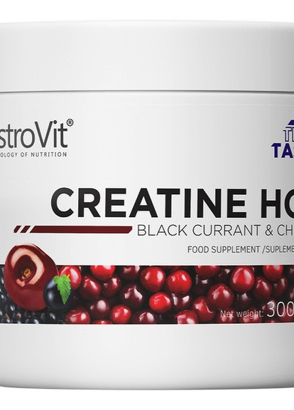 Creatine HCL 300 g /60 servings/ Black Currant Cherry Ostrovit (258499119)