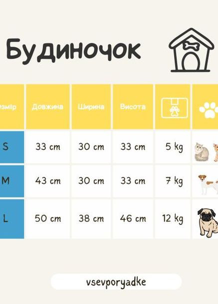 Дом для собак до 7 кг. -Born IN Ukraine Желтй VseVporyadke (264832123)
