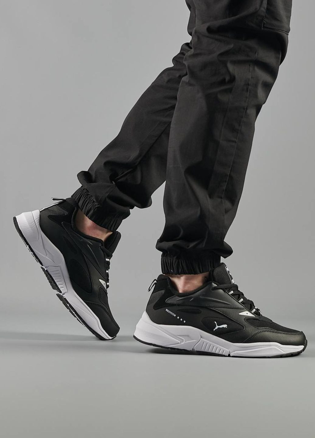 Puma rs store black and white