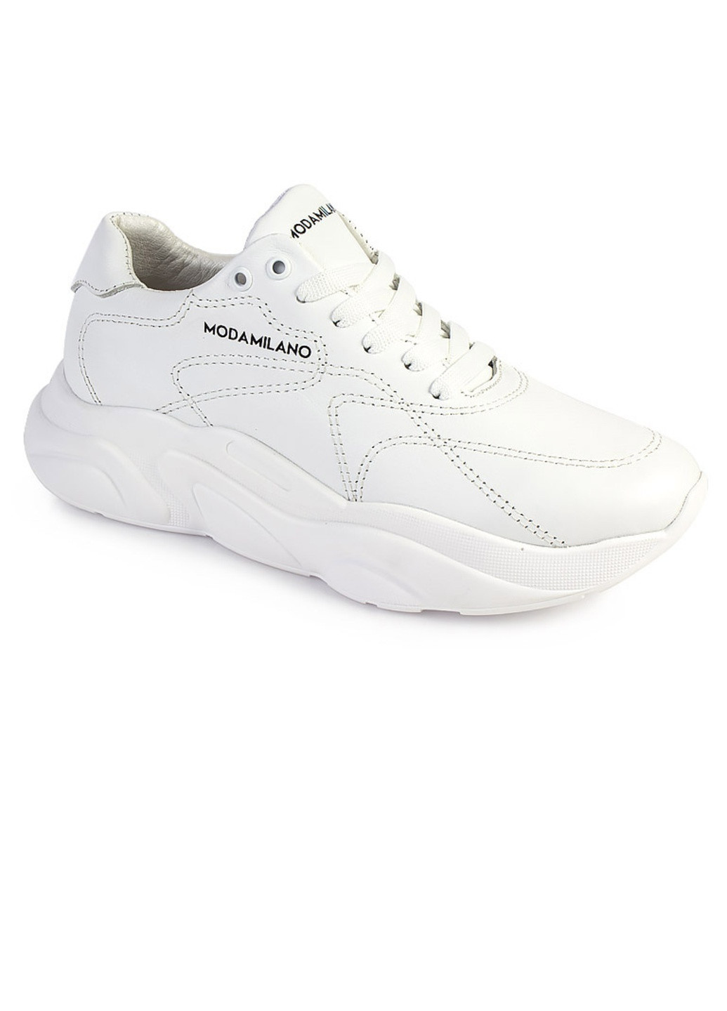 Білі осінні кросівки жіночі бренду 8401331_(1) ModaMilano