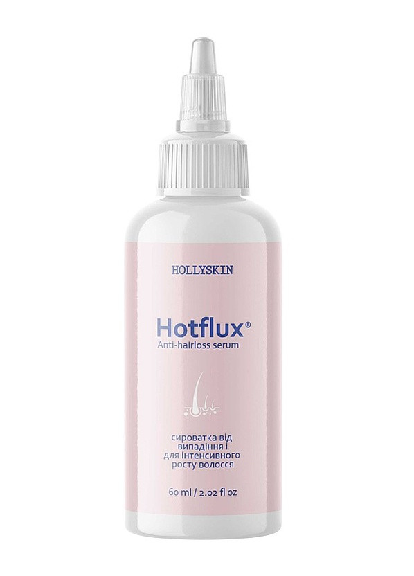 Сыворотка от выпадения и для интенсивного роста волос Hotflux, 60 мл Hollyskin (257470227)