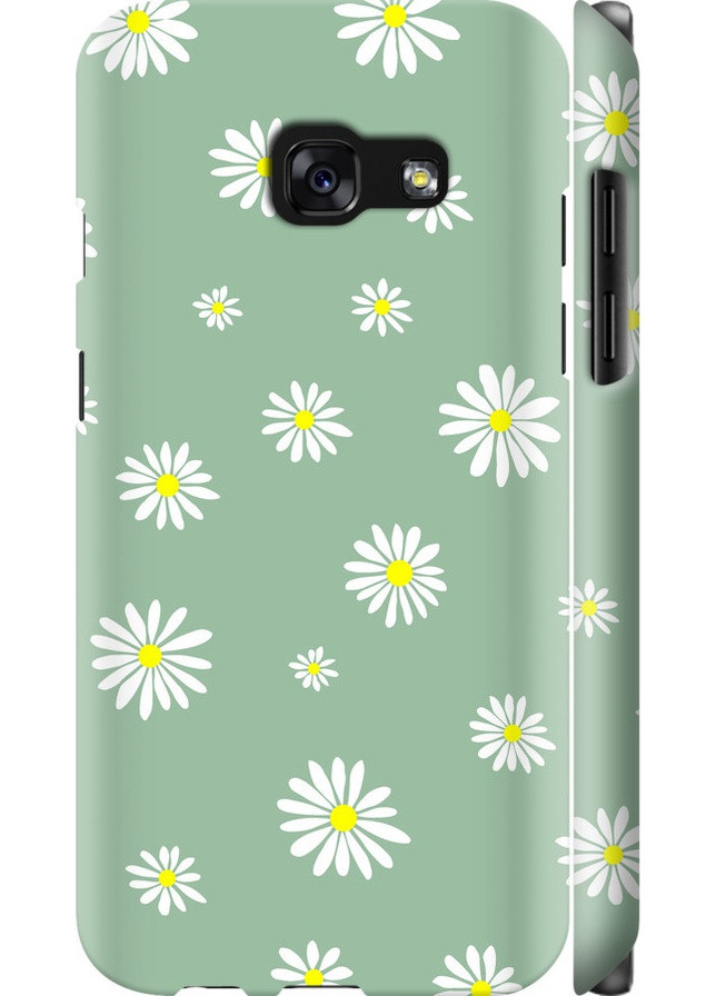 3D пластиковий матовий чохол 'Ромашки v4' для Samsung Galaxy A3 (2017) Endorphone Samsung Galaxy A3 (2017) (258082050)