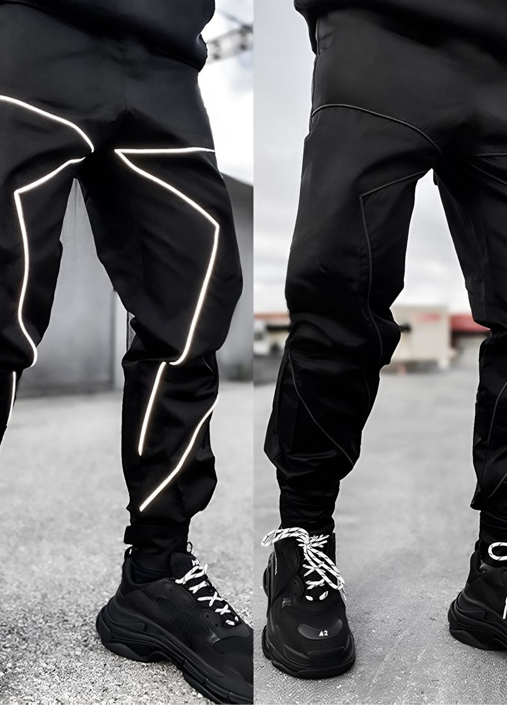 Черные спортивные, повседневный демисезонные брюки Seventy.Eight