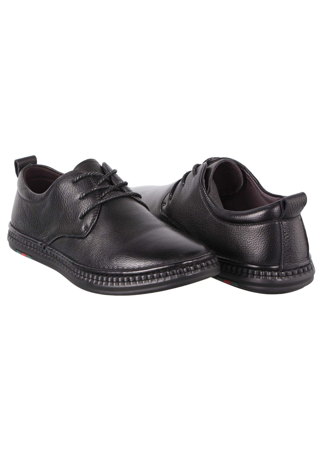 Черные мужские туфли 196963 Fabio Moretti на шнурках