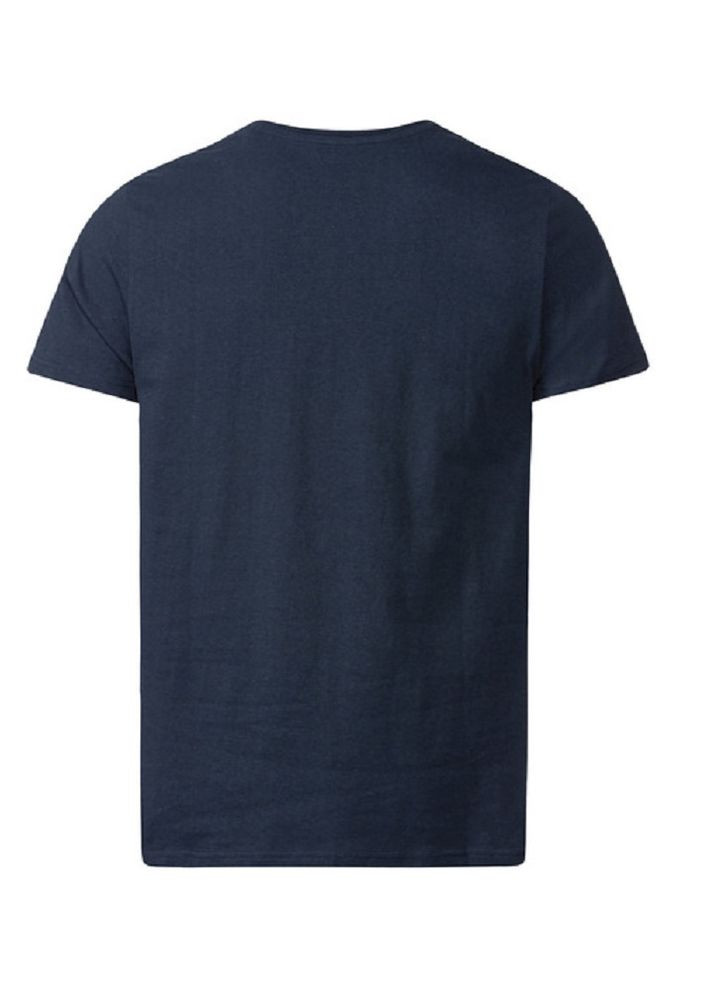 Темно-синяя мужская футболка с коротким рукавом Livergy
