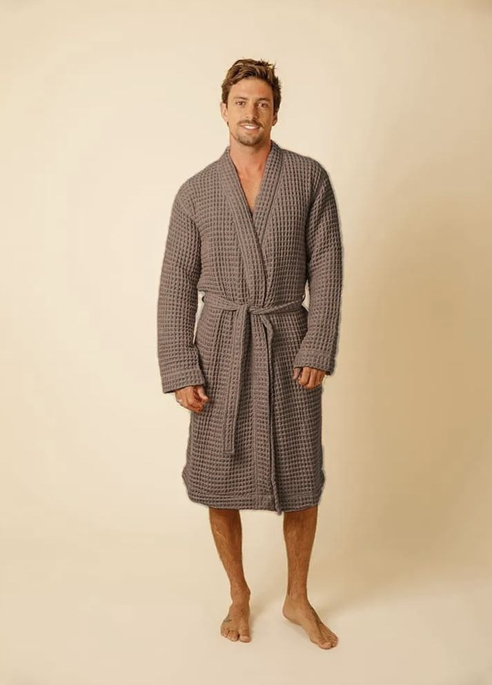 Вафельний халат для Нього - Гавана DC textile (270016252)