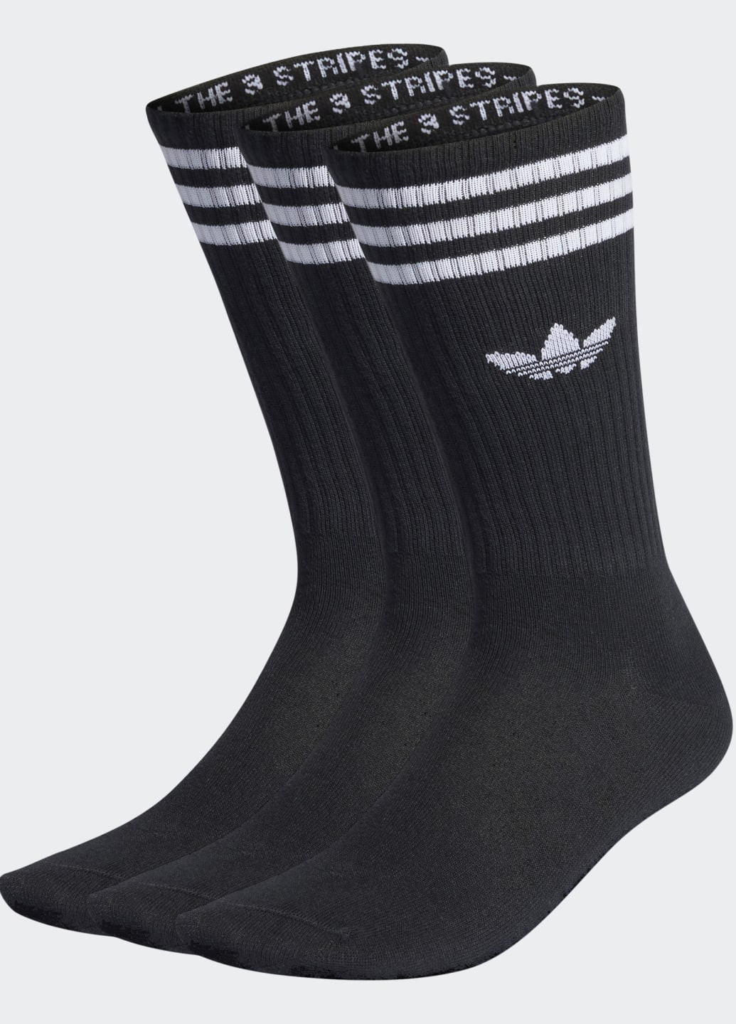 Три пари шкарпеток Solid Crew adidas (259810464)