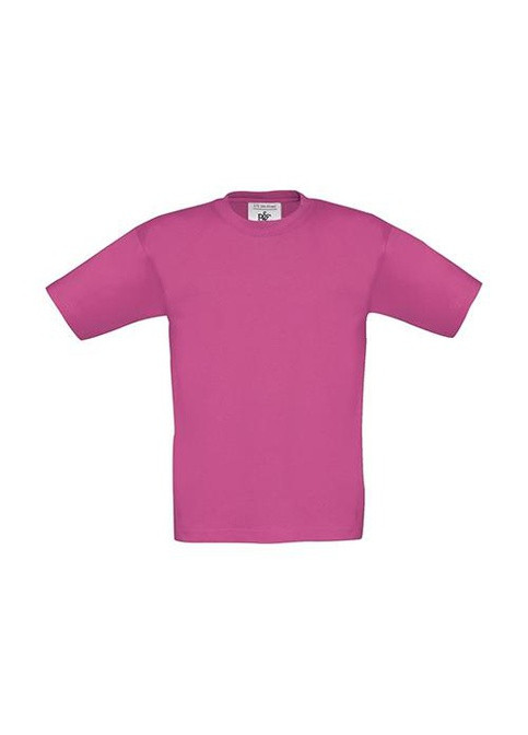 Розовая футболка B&C