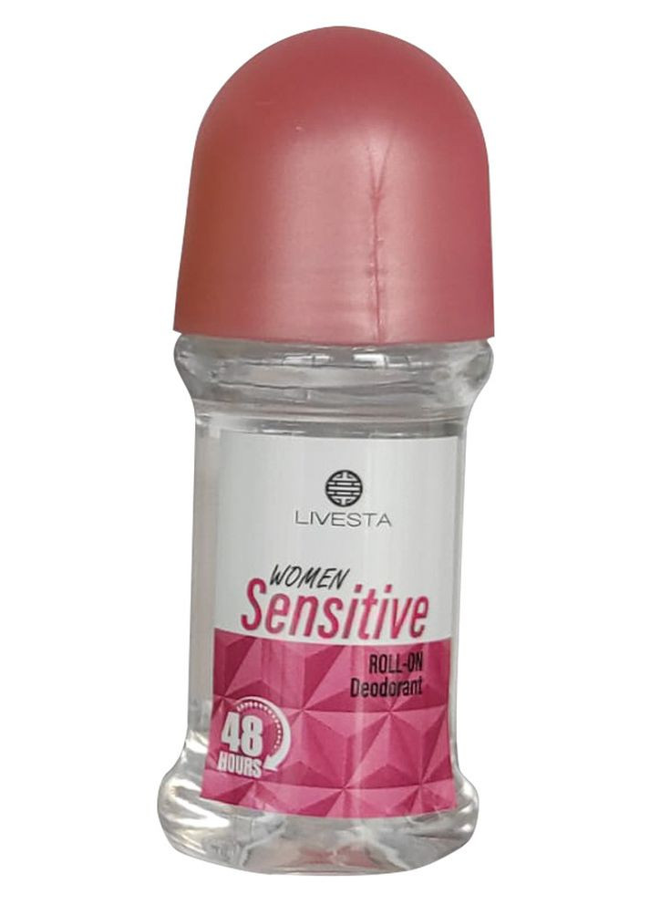 Жіночий роликовий дезодорант Sensitive, 50 мл Livesta (268464668)