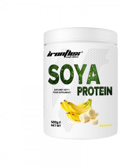 Соєвий протеїн Soy Protein 500 g (Banana) Ironflex (258905120)