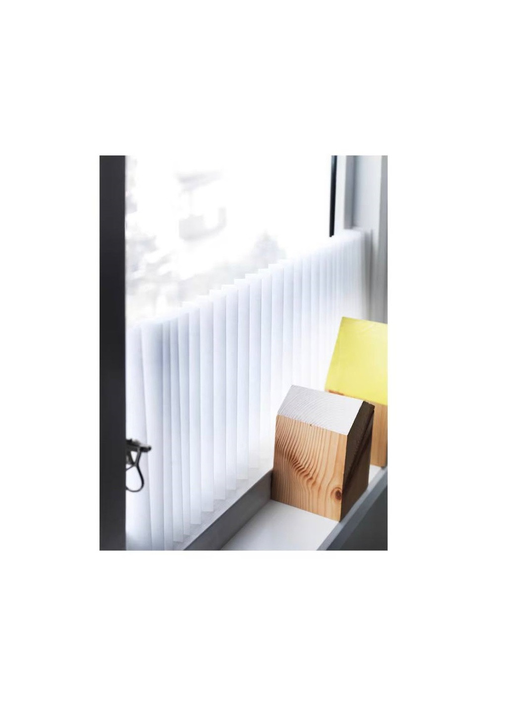 Жалюзи плиссе, белые,90x190 см IKEA schottis (258645582)