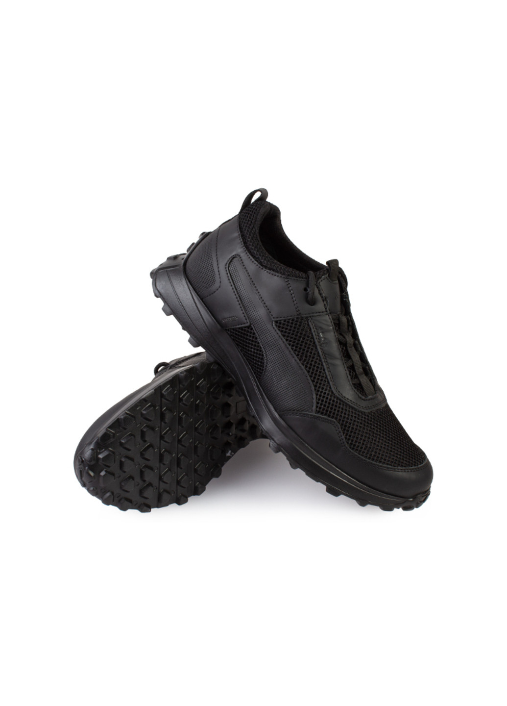 Черные демисезонные кроссовки мужские бренда 9200442_(1) ModaMilano