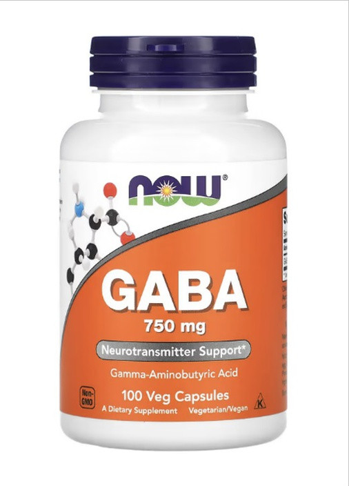 Gaba 750 mg Now Foods (259425373)