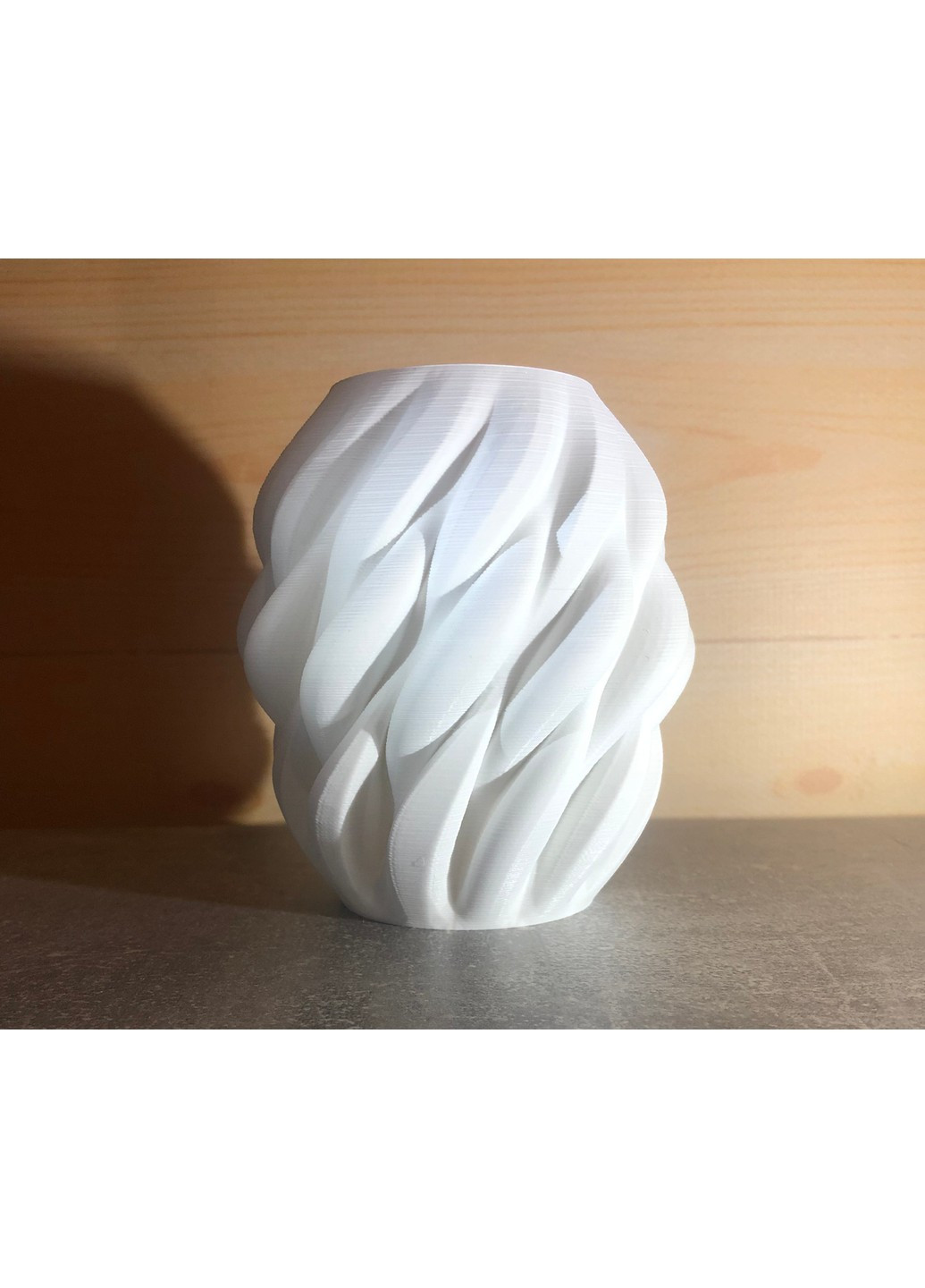 Геометрическая, декоративная, тонкостенная ваза. ЗаСвіт (261333170)