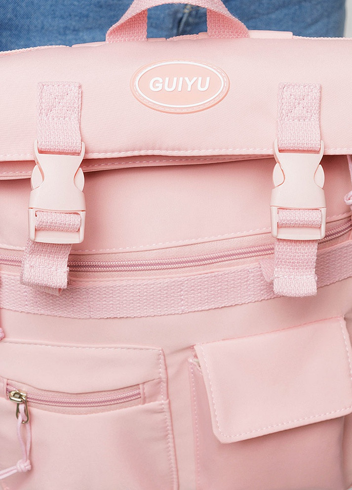 Жіночий спортивний рюкзак колір рожевий ЦБ-00206995 No Brand (259467054)