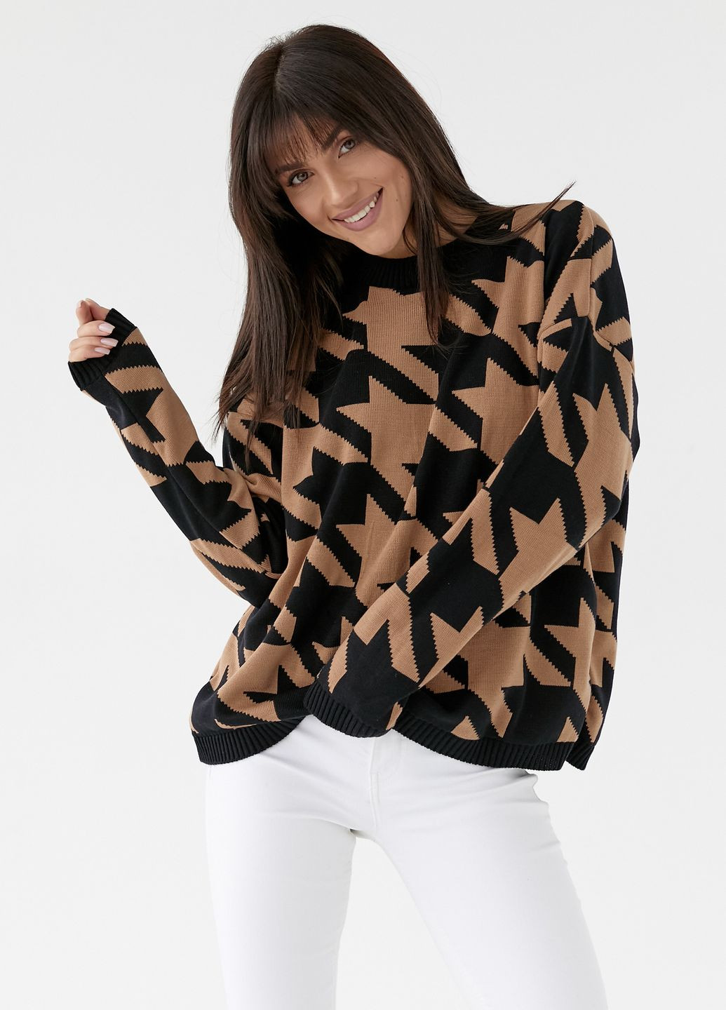 Бежевый свитер 217 бежевый MarSe