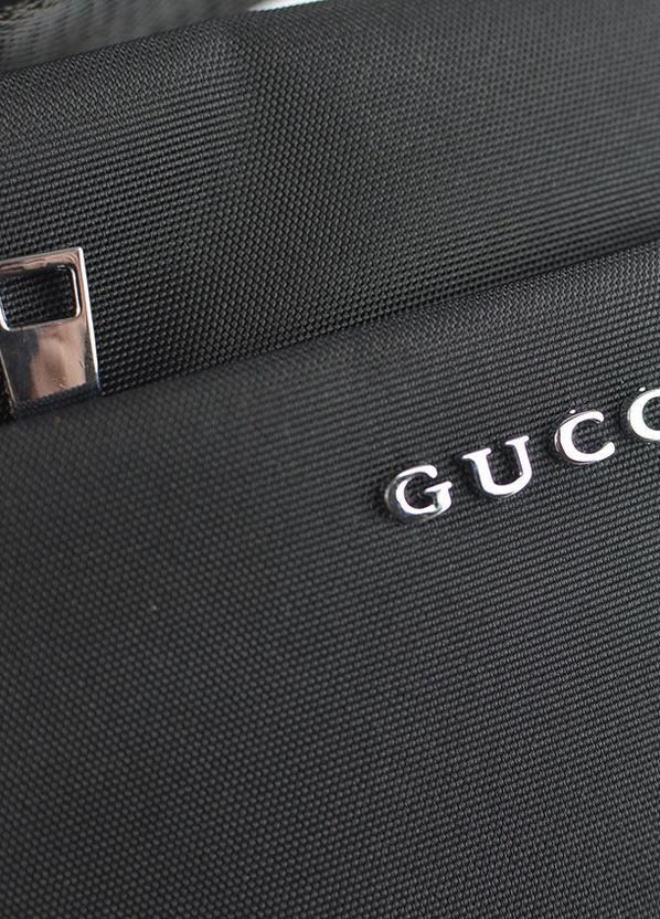 Міні сумочка чоловіча текстильна через плече чорного кольору, маленька молодіжна чорна сумка No Brand (266914605)