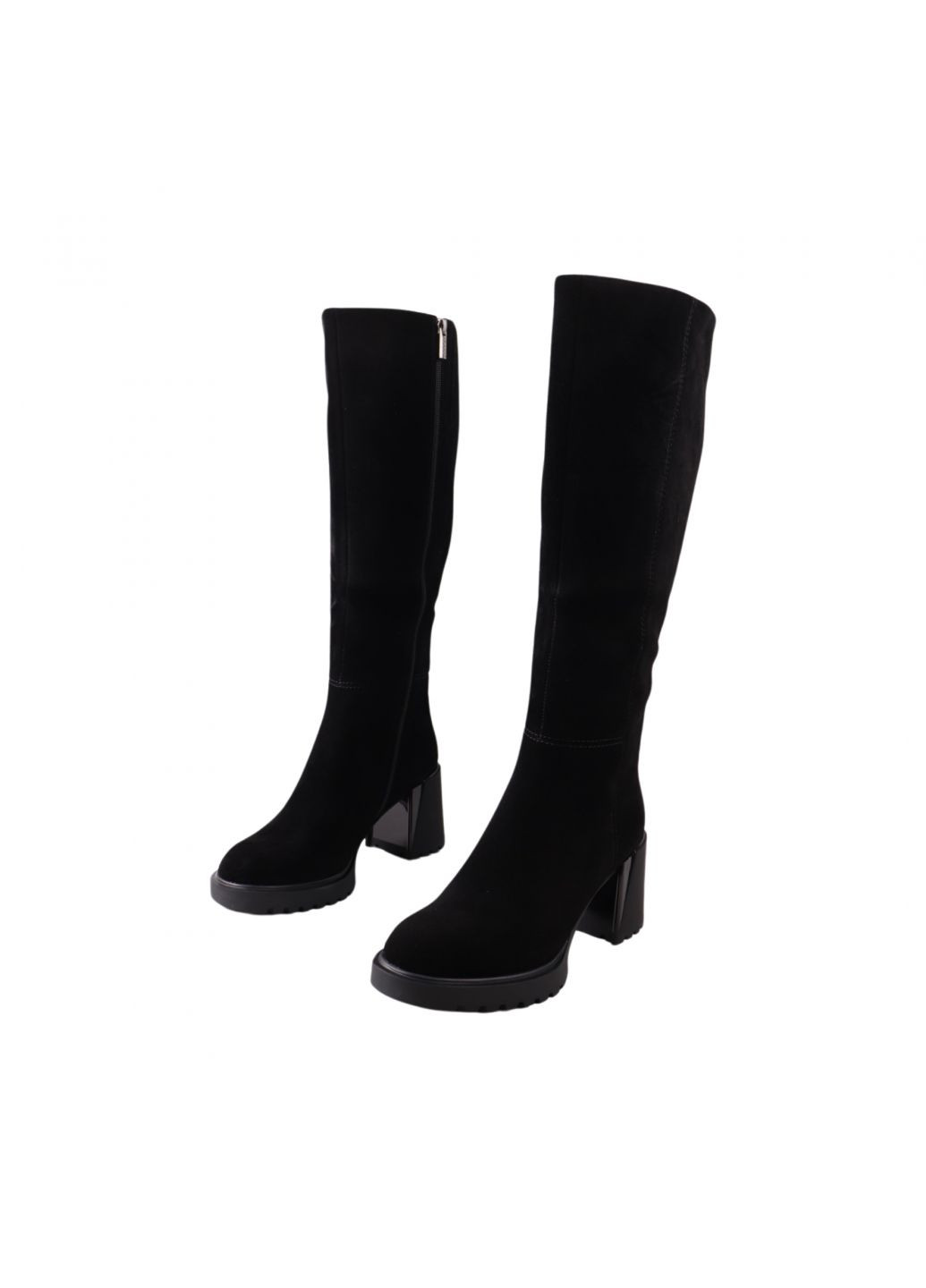 Чоботи жіночі чорні натуральна замша Oeego 171-23DS (277753138)