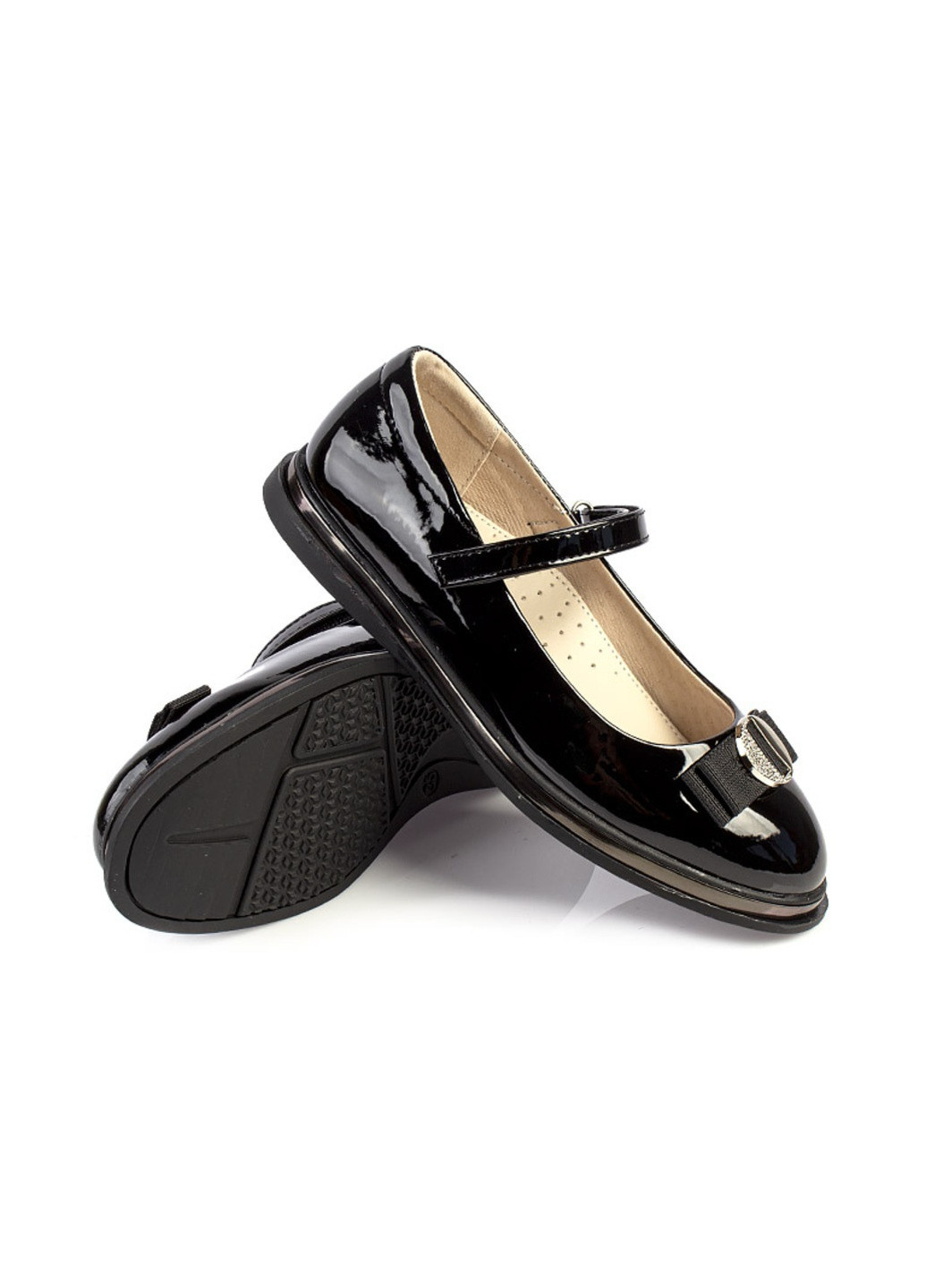 Черные туфли детские для девочек бренда 4400001_(1) Weestep