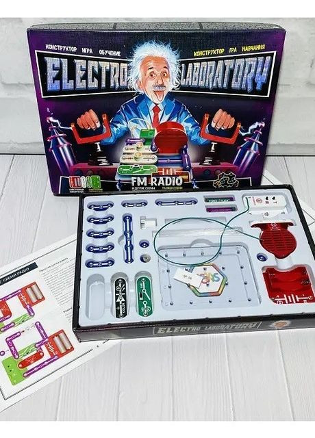 Электронный набор-конструктор для детей "Electro Laboratory. FM Radio" (ELab-01-01) Danko Toys (264641065)