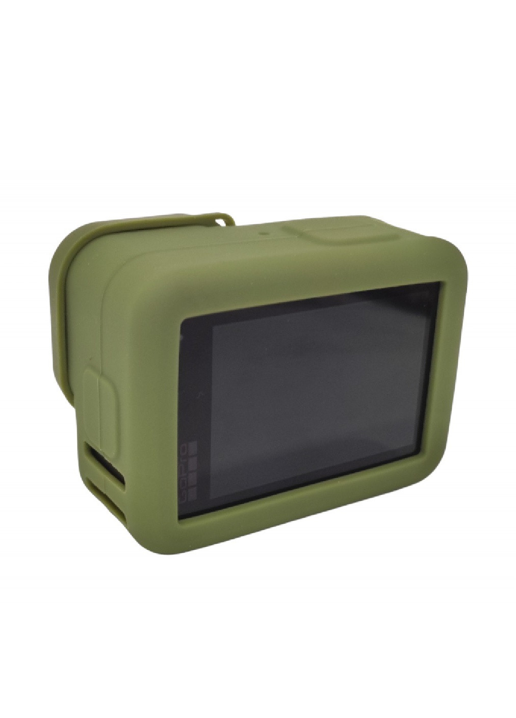 Чехол силиконовый защитный камуфляжный для экшн камеры для GoPro Hero 9, 10, 11 Black (474693-Prob) Олива Unbranded (259368240)