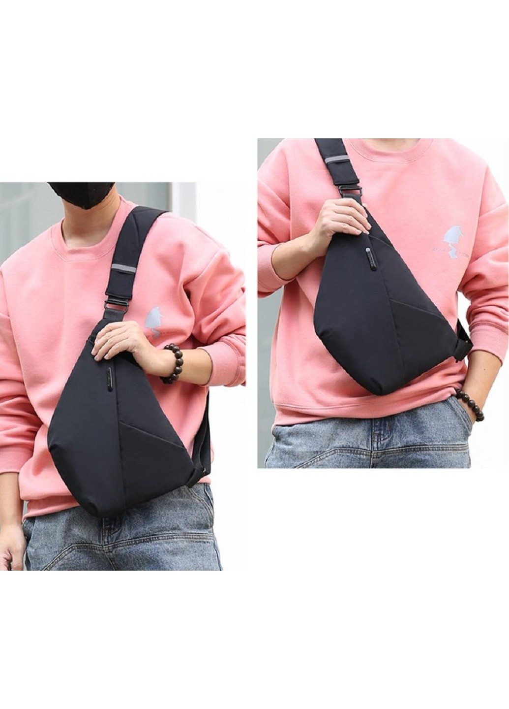 Мужская текстильная сумка слинг ATN02-009A Confident (277963038)