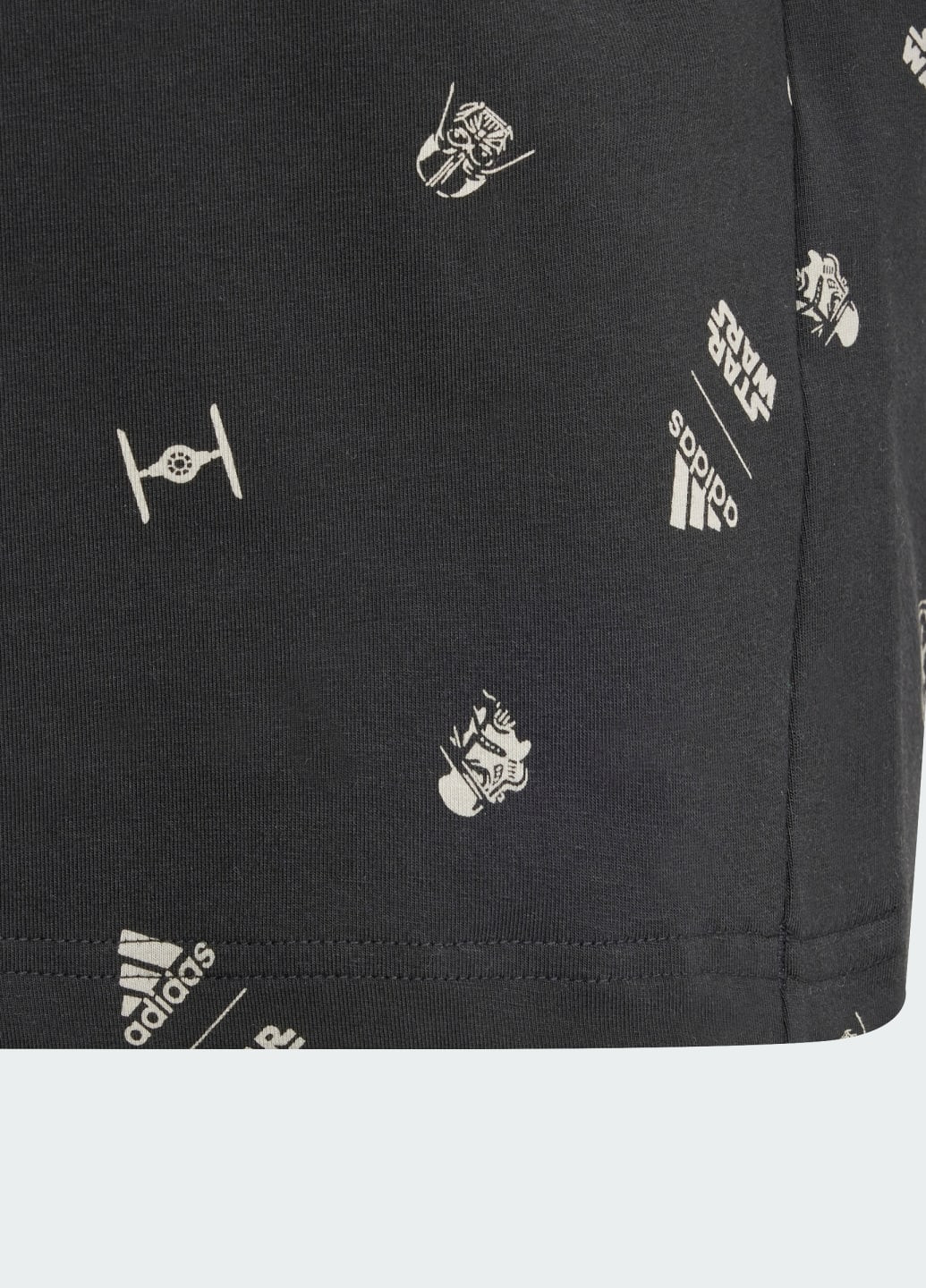 Чорна демісезонна футболка x star wars z.n.e. adidas