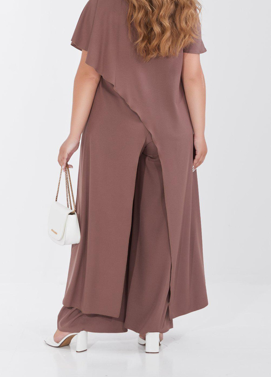 Костюми жіночі Ошатний брючний костюм великого розміру (49111)18640-780 Lemanta (260758521)